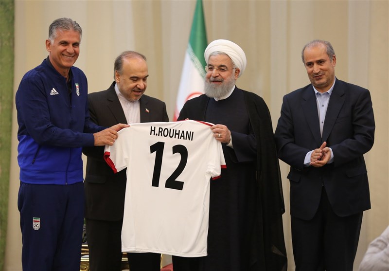 تقدیر رئیس جمهور از عملکرد تیم ملی در جام جهانی ۲۰۱۸