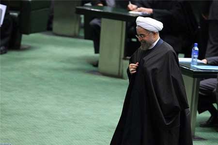 برنامه حضور روحانی در صحن علنی مجلس